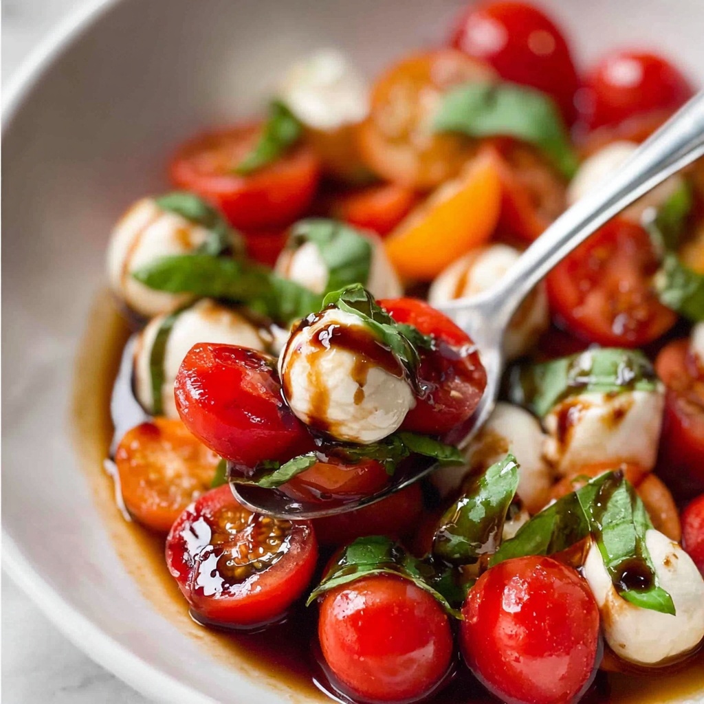 Fresh Caprese Salad with Balsamic Glaze Recipe - Recipe Image