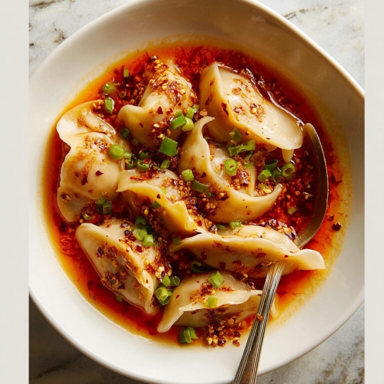 Spicy Wontons with Chili Oil and Sichuan Flavors Recipe