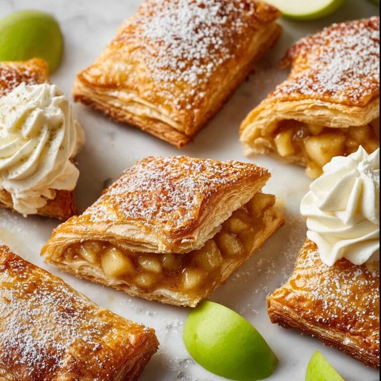 Apple Turnovers with Cream Filling Recipe