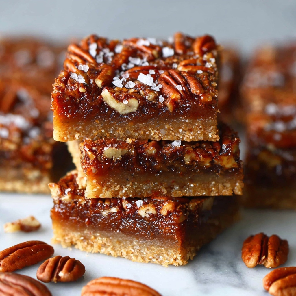 Maple Pecan Pie Bars Recipe - Recipe Image