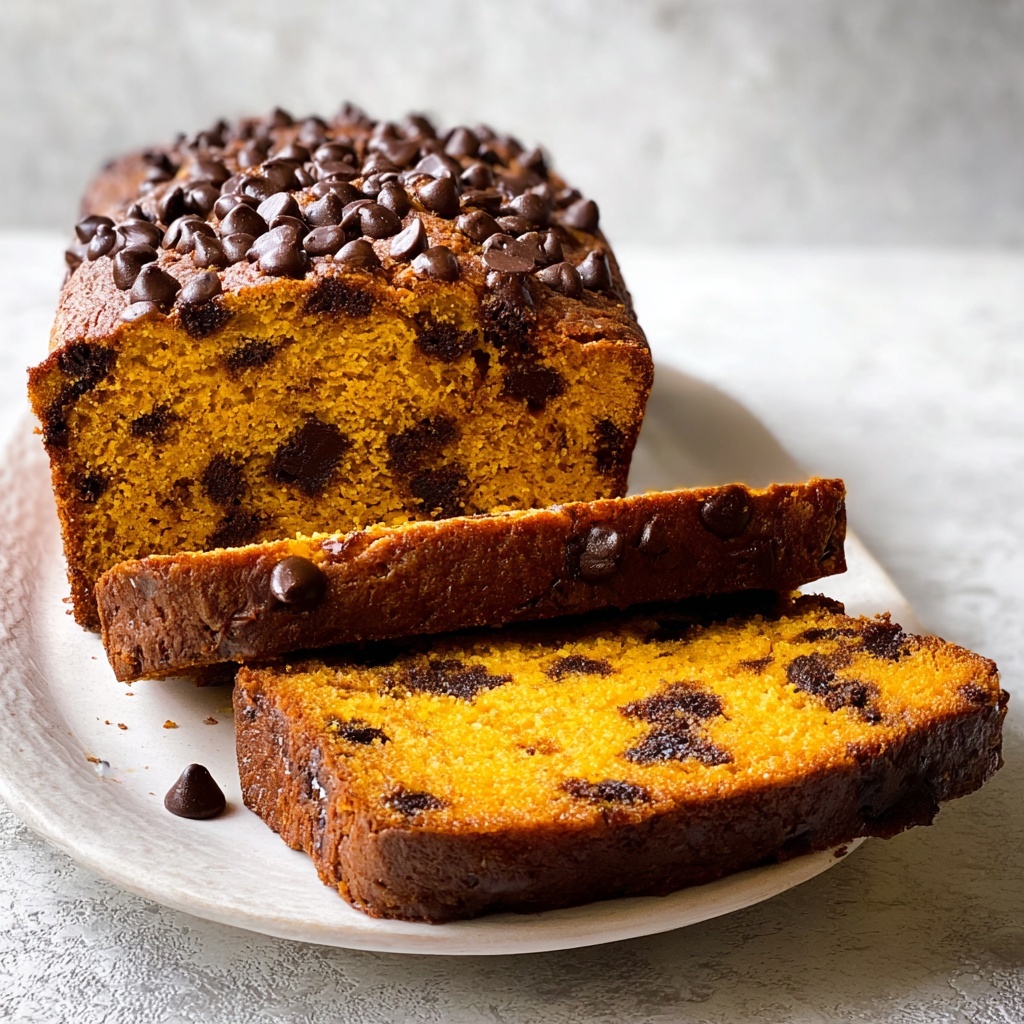 Moist Pumpkin Chocolate Chip Loaf Recipe - Recipe Image