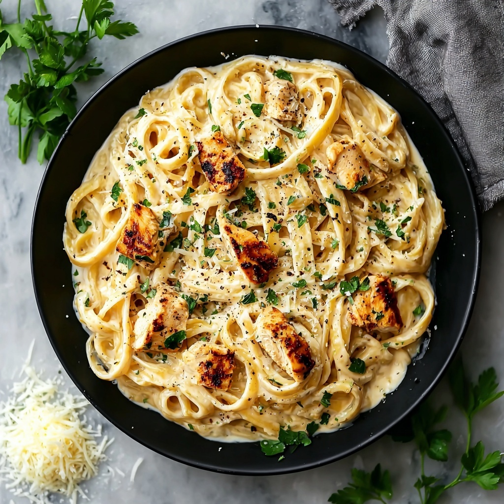 Garlic Butter Chicken Pasta Recipe - Recipe Image