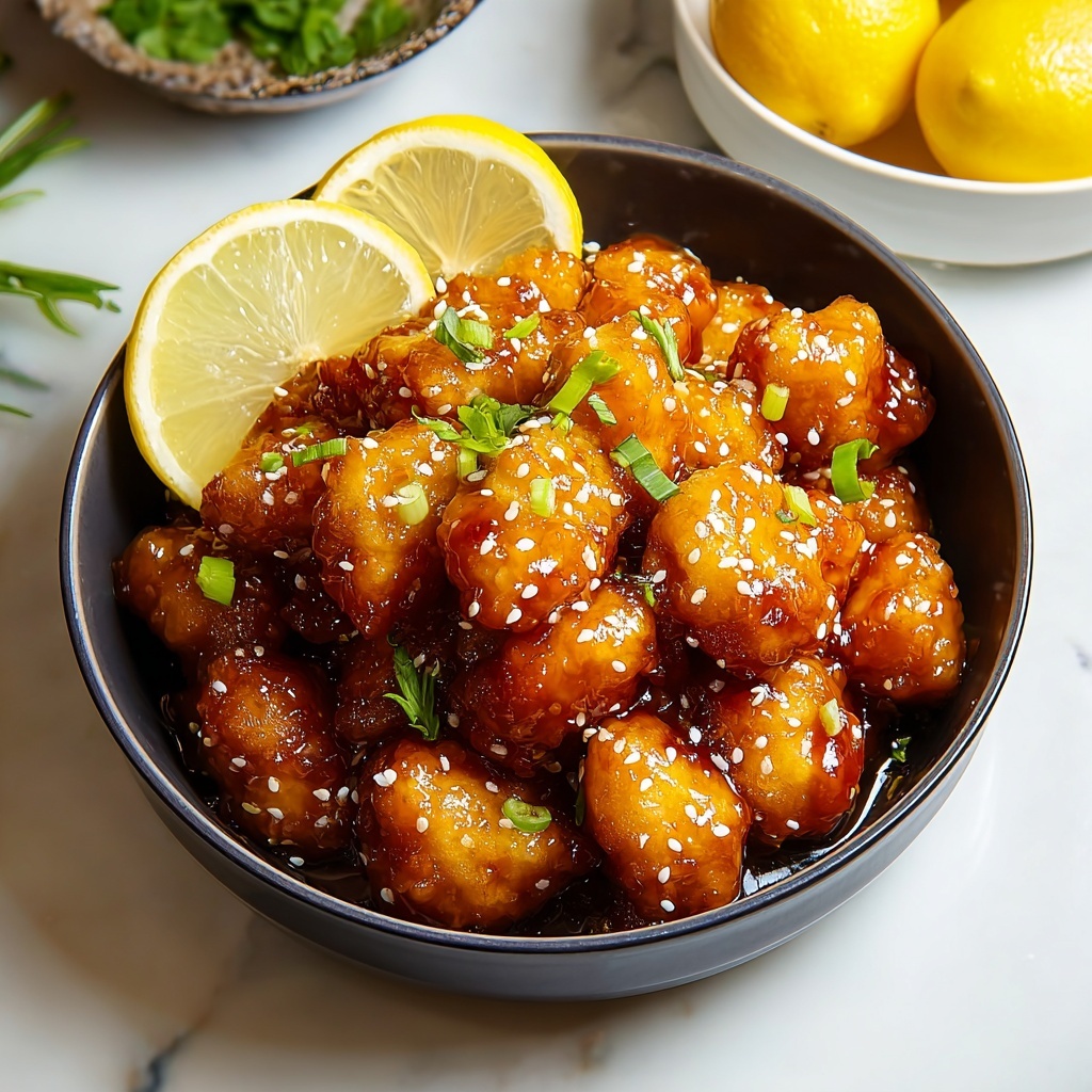 Sticky Chinese Lemon Chicken Recipe - Recipe Image