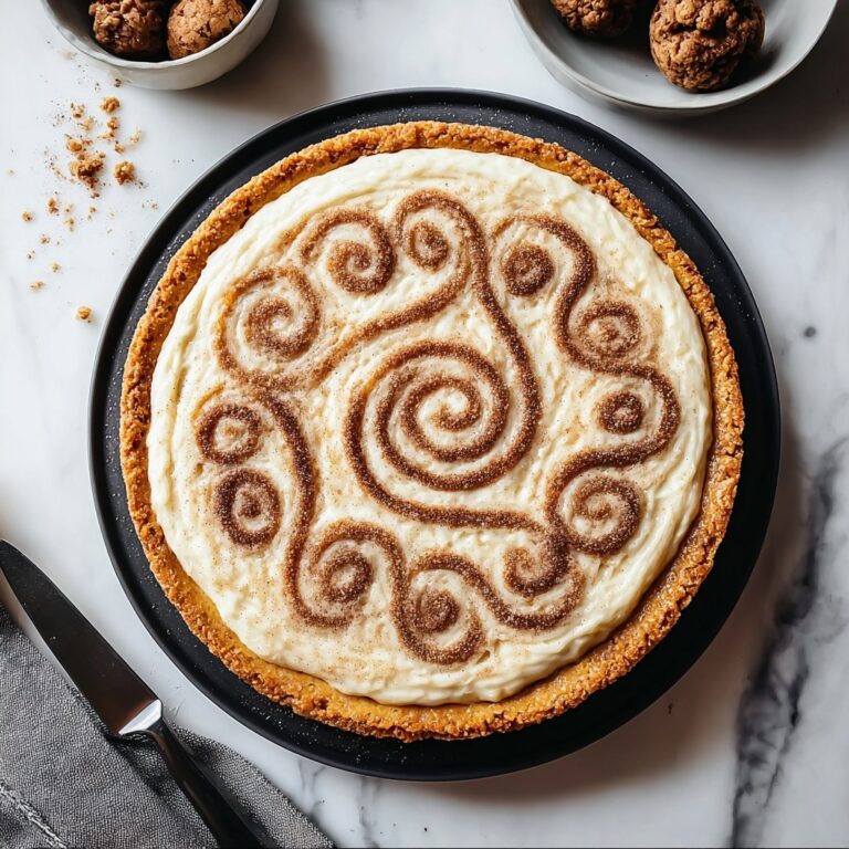 Creamy Cinnamon Roll Cheesecake Recipe