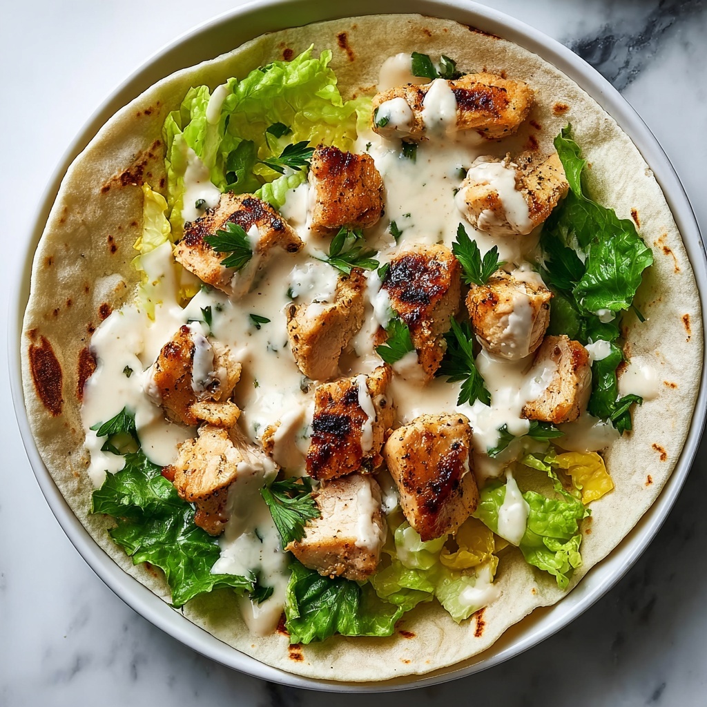 Chicken Caesar Wrap Recipe - Recipe Image