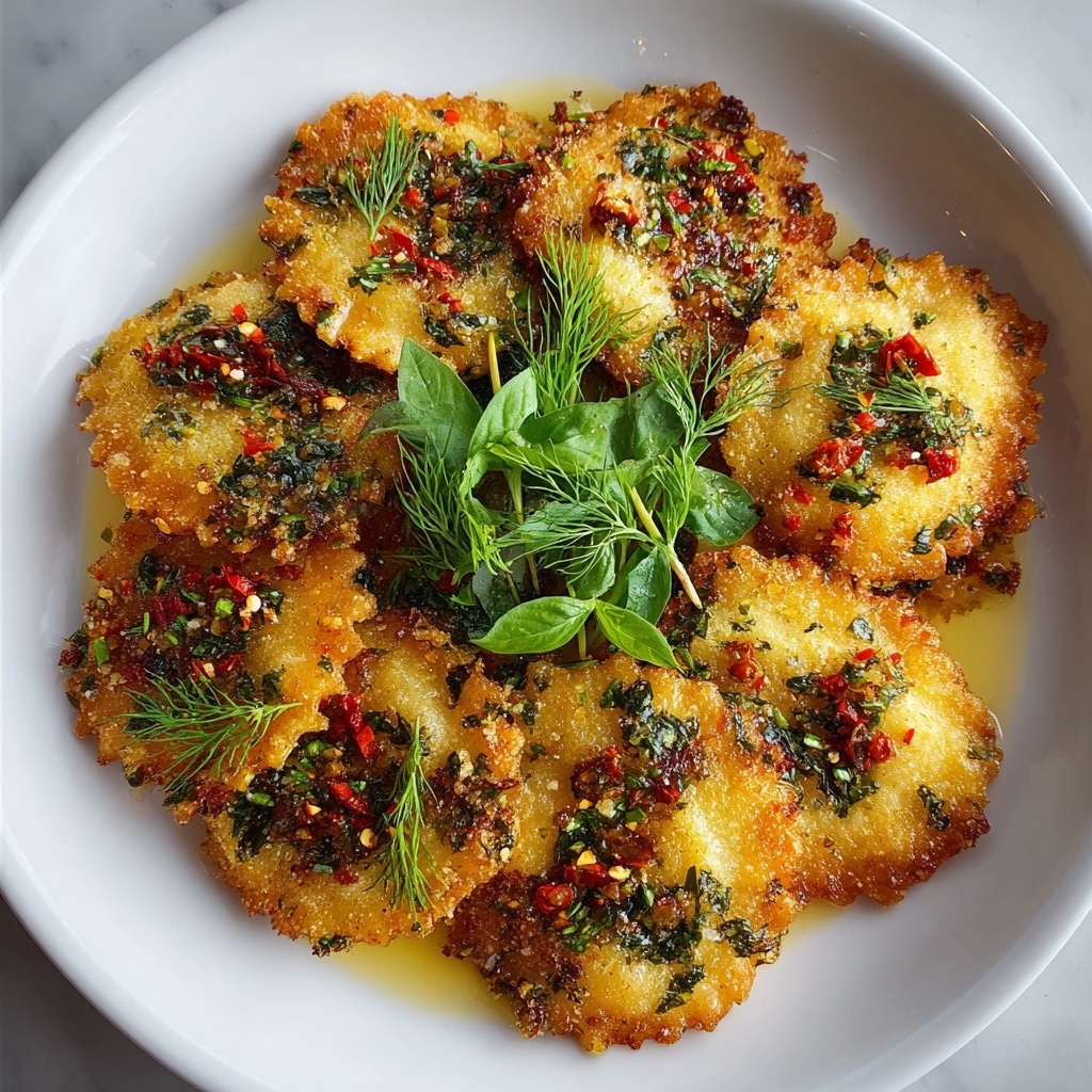 Savory Crispy Fried False with Zesty Herb Infusion Recipe - Recipe Image