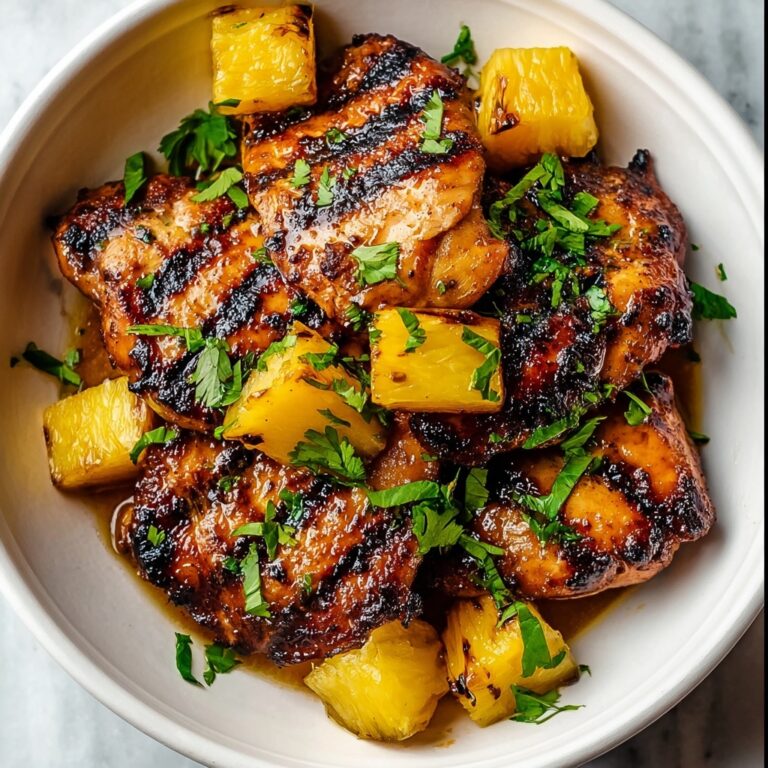 Grilled Mango Pineapple Chicken Recipe
