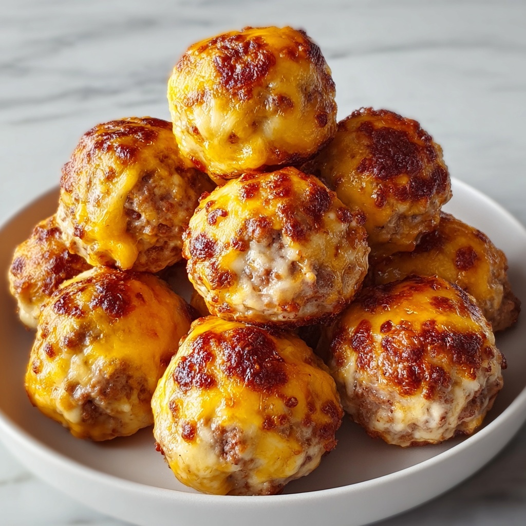 Spicy Rotel Cream Cheese Sausage Balls Recipe - Recipe Image