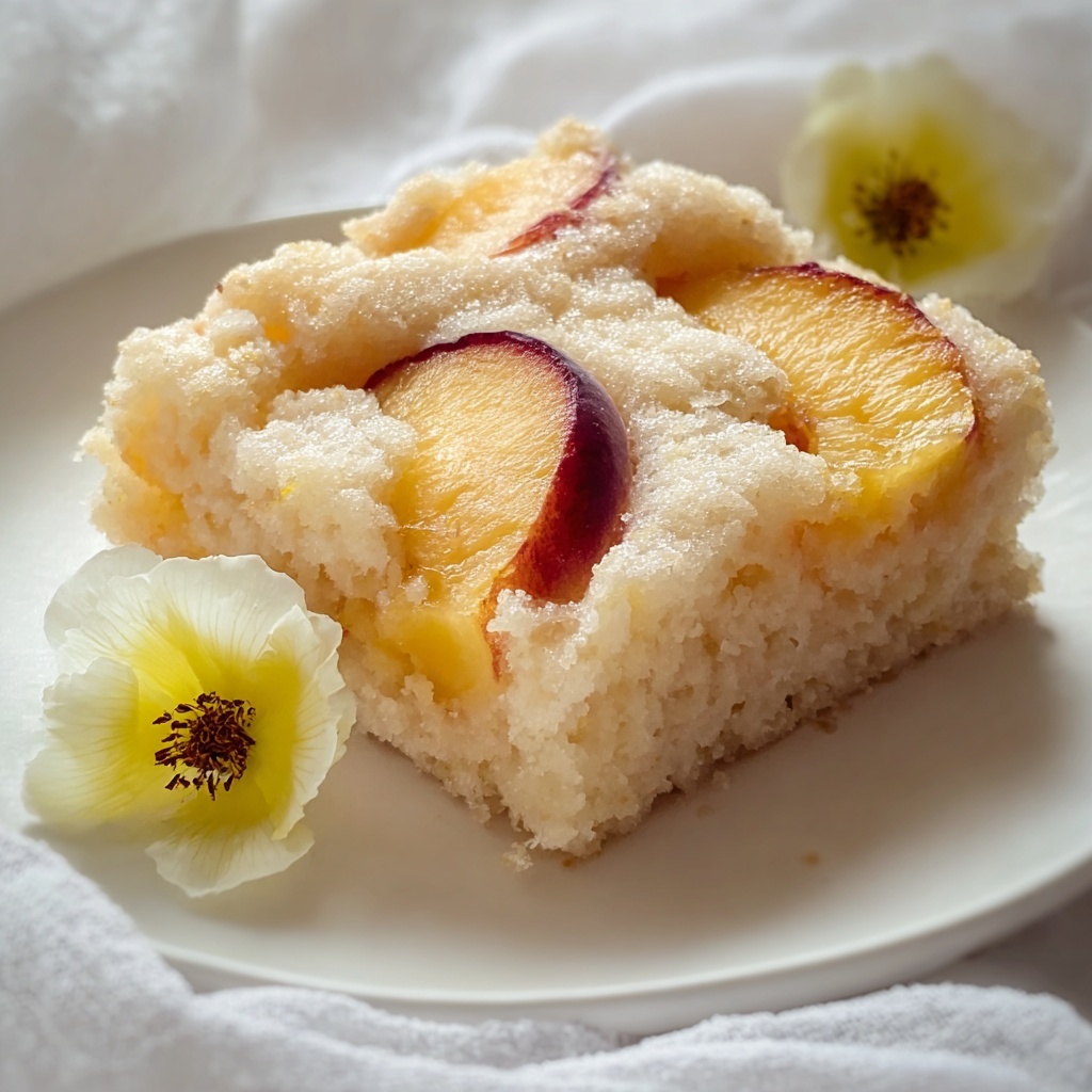 Peach Cobbler Pound Cake Recipe - Recipe Image