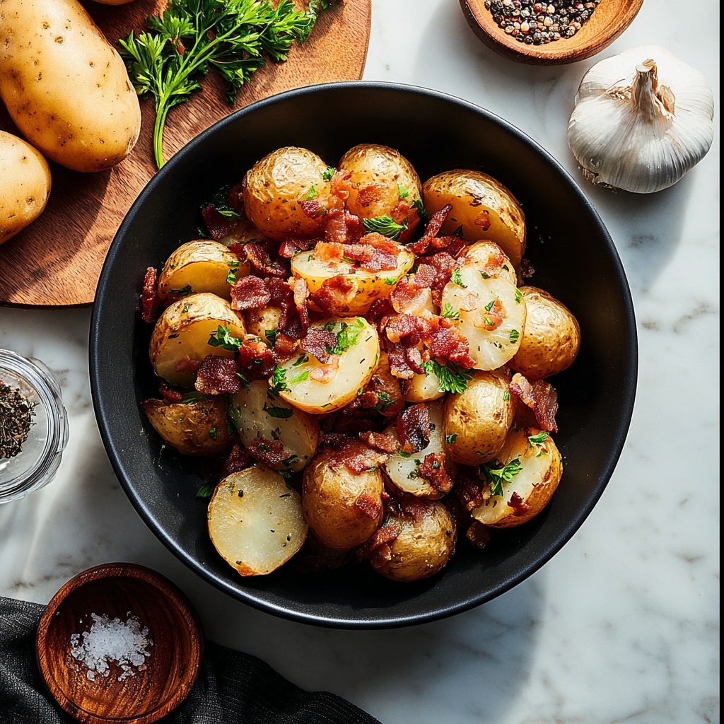 Honey Bacon Roasted Potatoes Recipe - Recipe Image