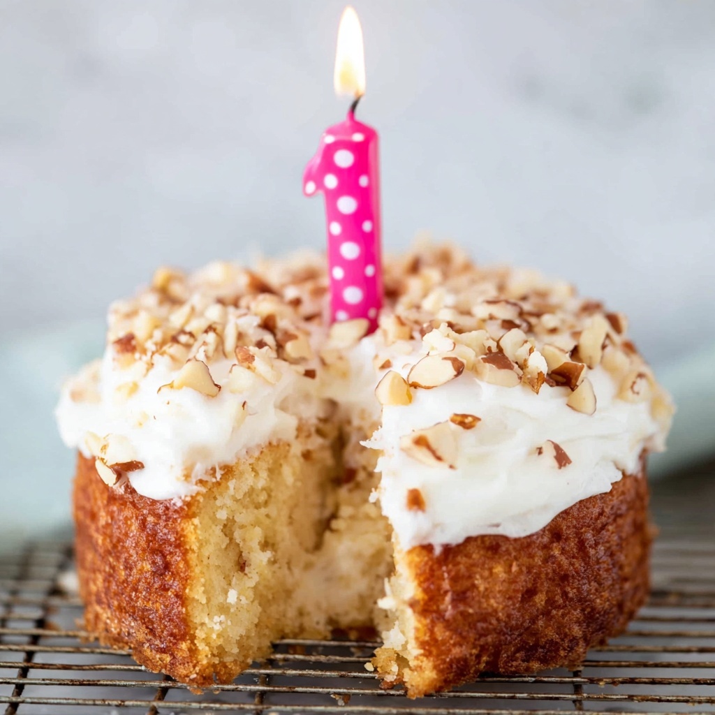 Upside Down Almond Crunch Cupcakes Recipe - Recipe Image