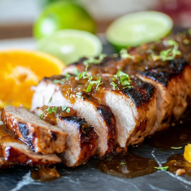 Grilled Pork Tenderloin with Peanut-Lime Sauce Recipe