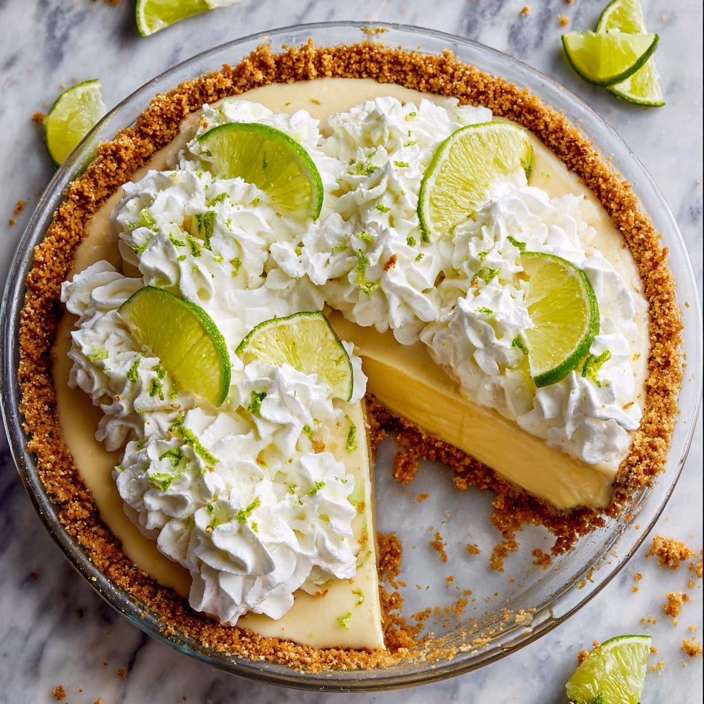 Homemade Key Lime Pie with Condensed Milk Recipe - Recipe Image