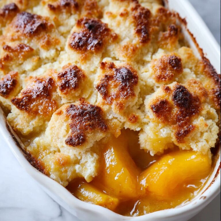 Easy Peach Cobbler Recipe
