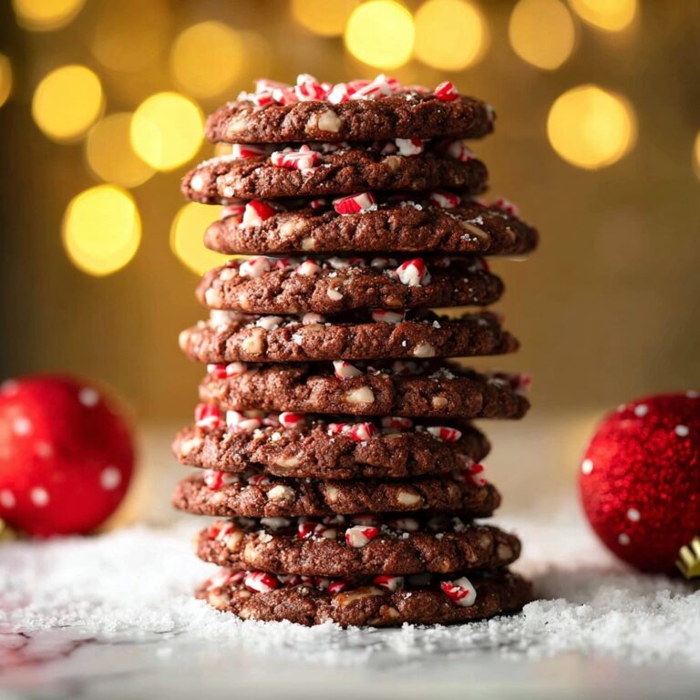 Peppermint Chocolate Crinkle Cookies Recipe