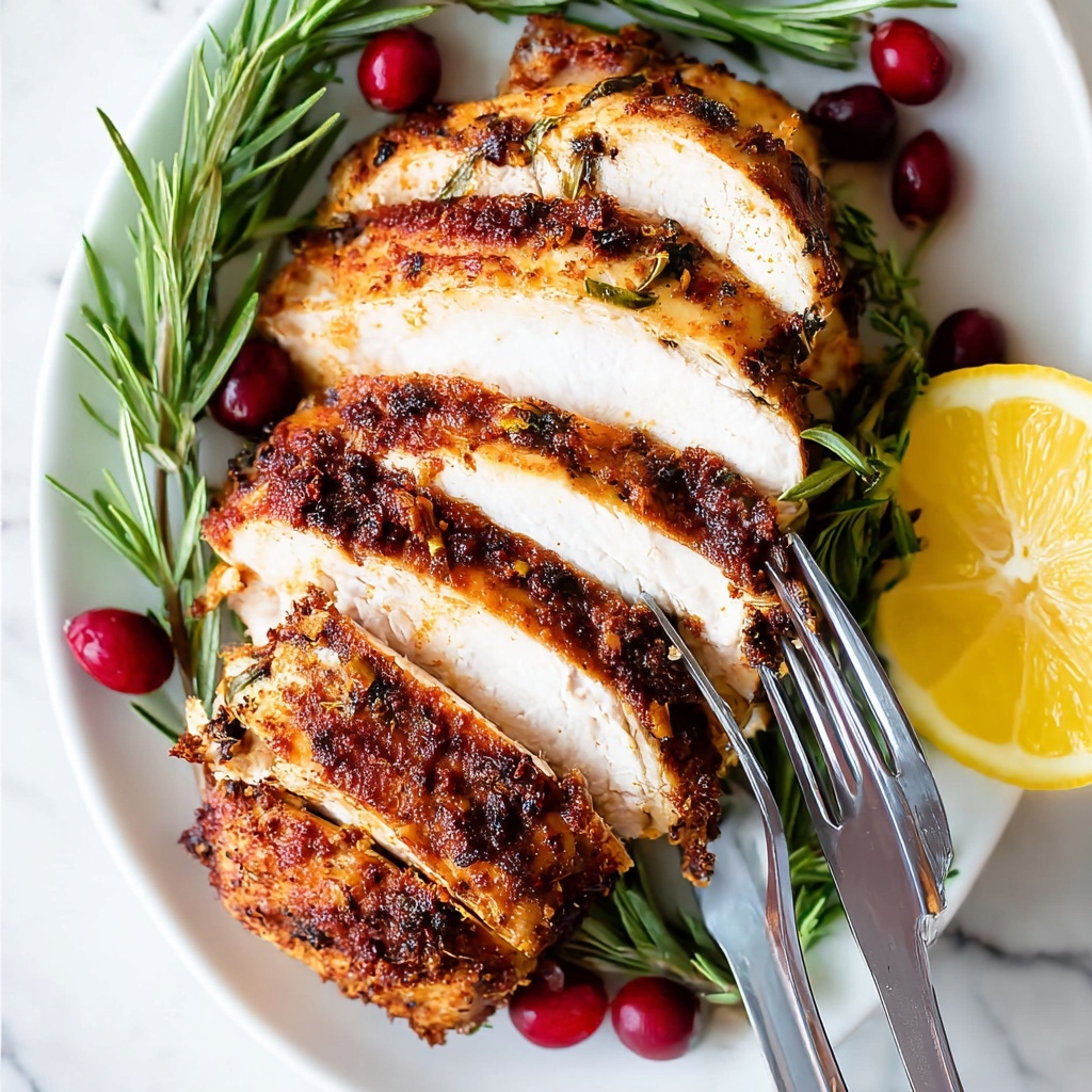 Air Fryer Herb-Seasoned Turkey Breast Recipe - Recipe Image