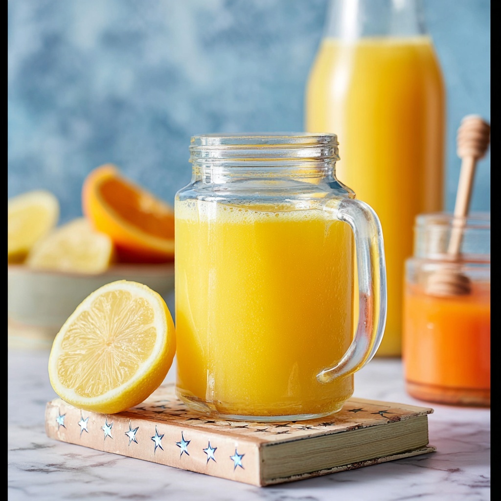 Refreshing Ginger Citrus Shots Recipe - Recipe Image