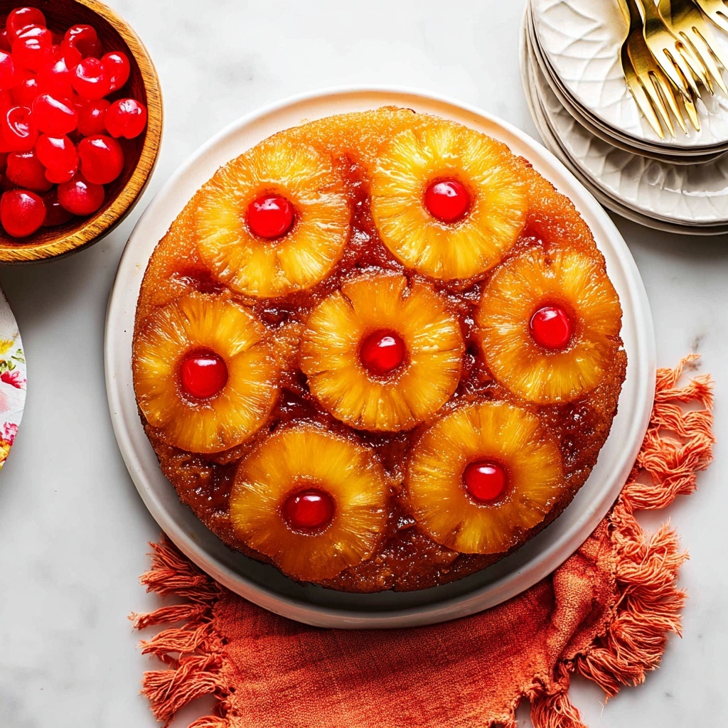 Pineapple Upside Down Cake Recipe - Recipe Image