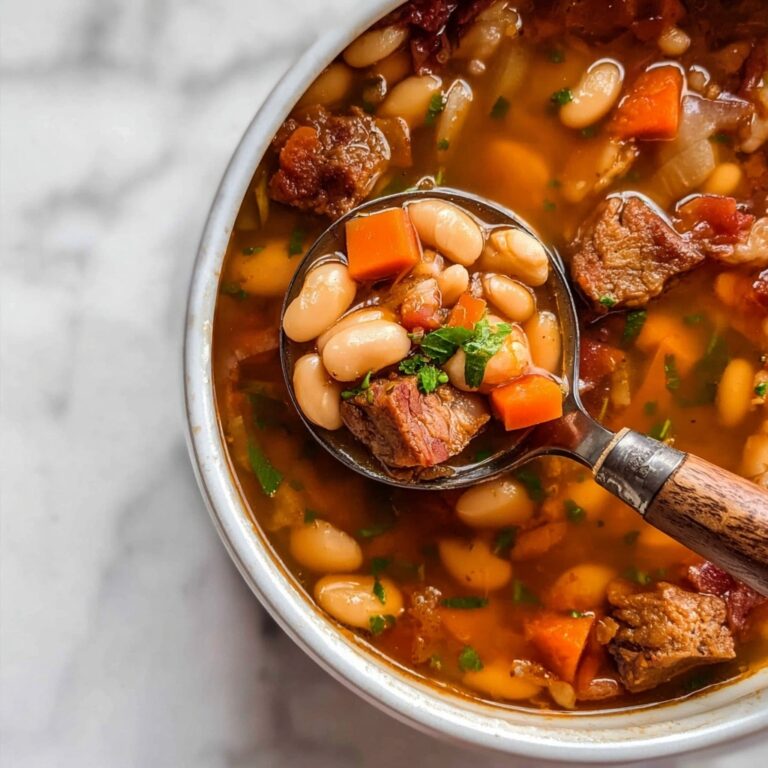 15 Bean Soup with Smoked Sausage and Vegetables Recipe