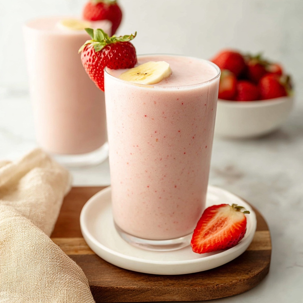 Strawberry Banana Smoothie Recipe - Recipe Image