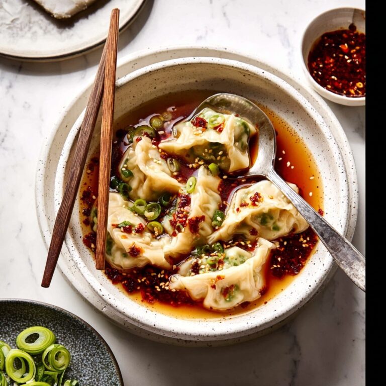 Dumpling Soup with Miso, Ginger, and Green Onions Recipe