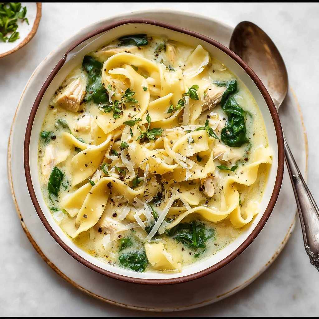 White Chicken Lasagna Soup Recipe - Recipe Image