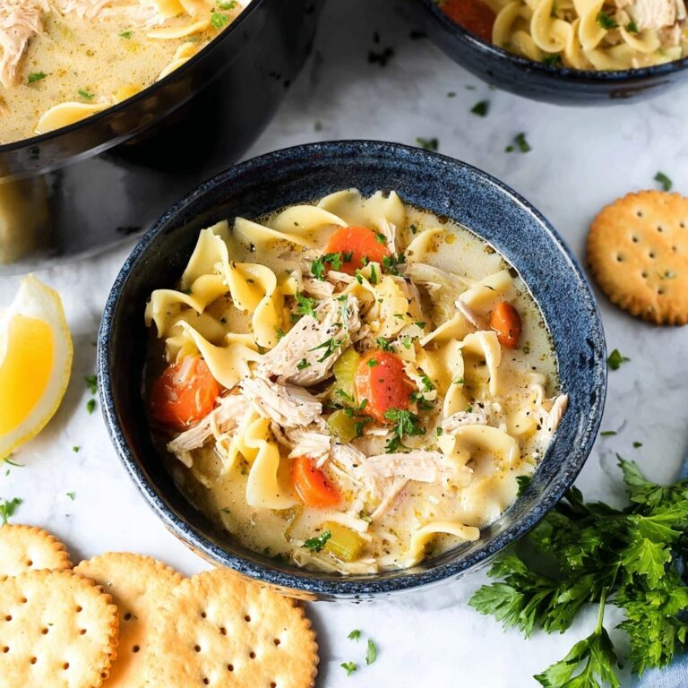 Creamy Chicken Noodle Soup Recipe