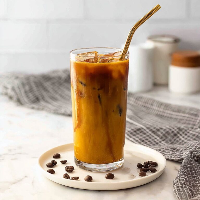 Homemade Iced Caramel Latte Recipe