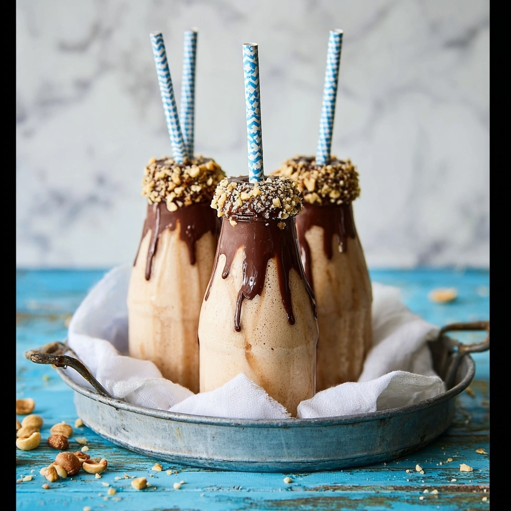 Chocolate Banana Malt Milkshake Recipe - Recipe Image