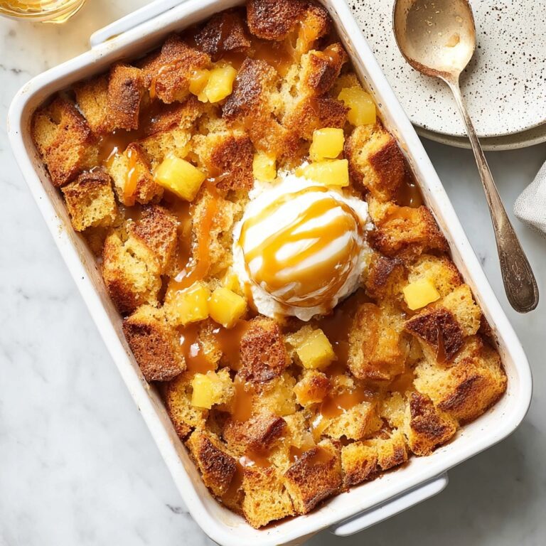 Pineapple Bread Pudding Recipe
