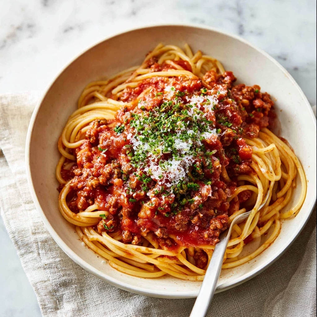Bacon Pasta with Tomato Sauce Recipe - Recipe Image