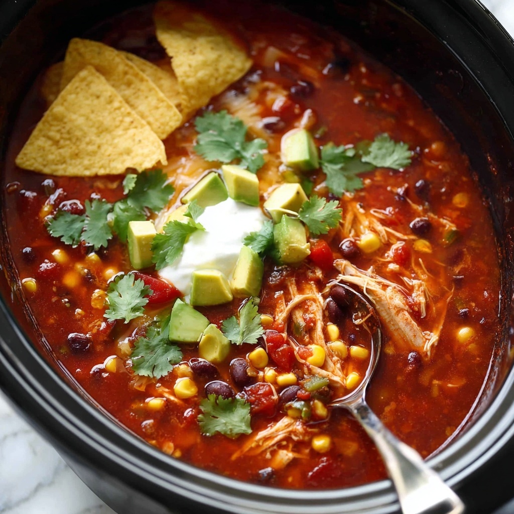 Slow Cooker Mexican Chicken Soup Recipe - Recipe Image