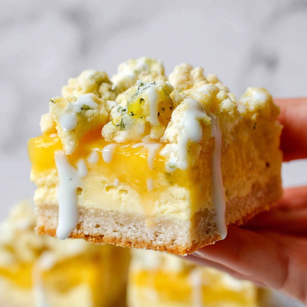 Coconut Mango Bars with Lime Glaze Recipe - Recipe Image