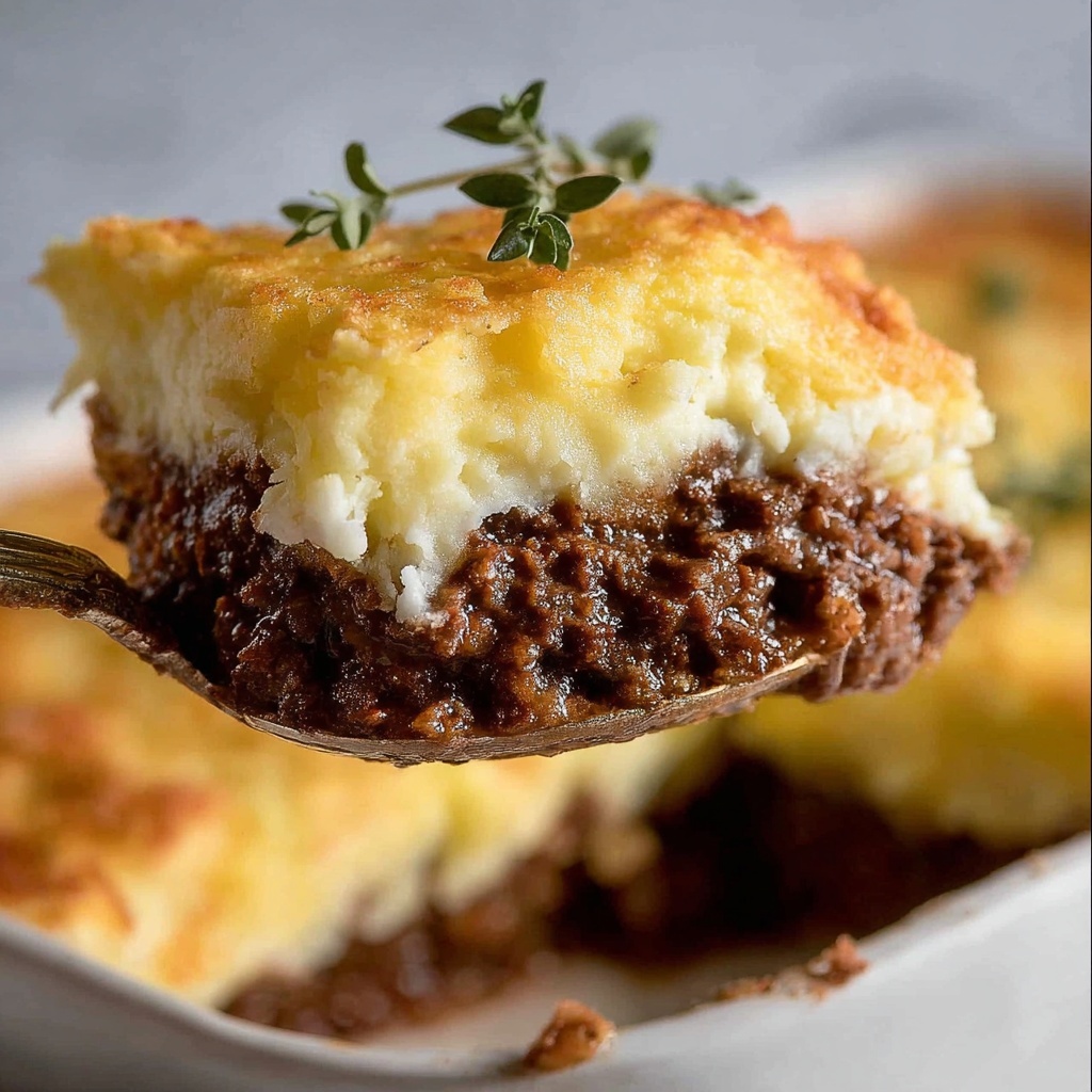 Classic Cottage Pie with Rich Beef and Vegetable Gravy Recipe - Recipe Image