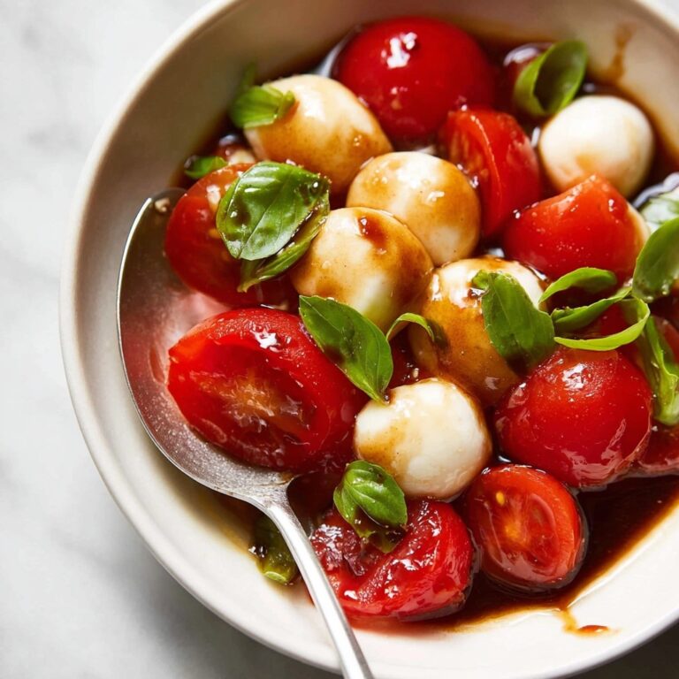 Fresh Caprese Salad with Balsamic Glaze Recipe
