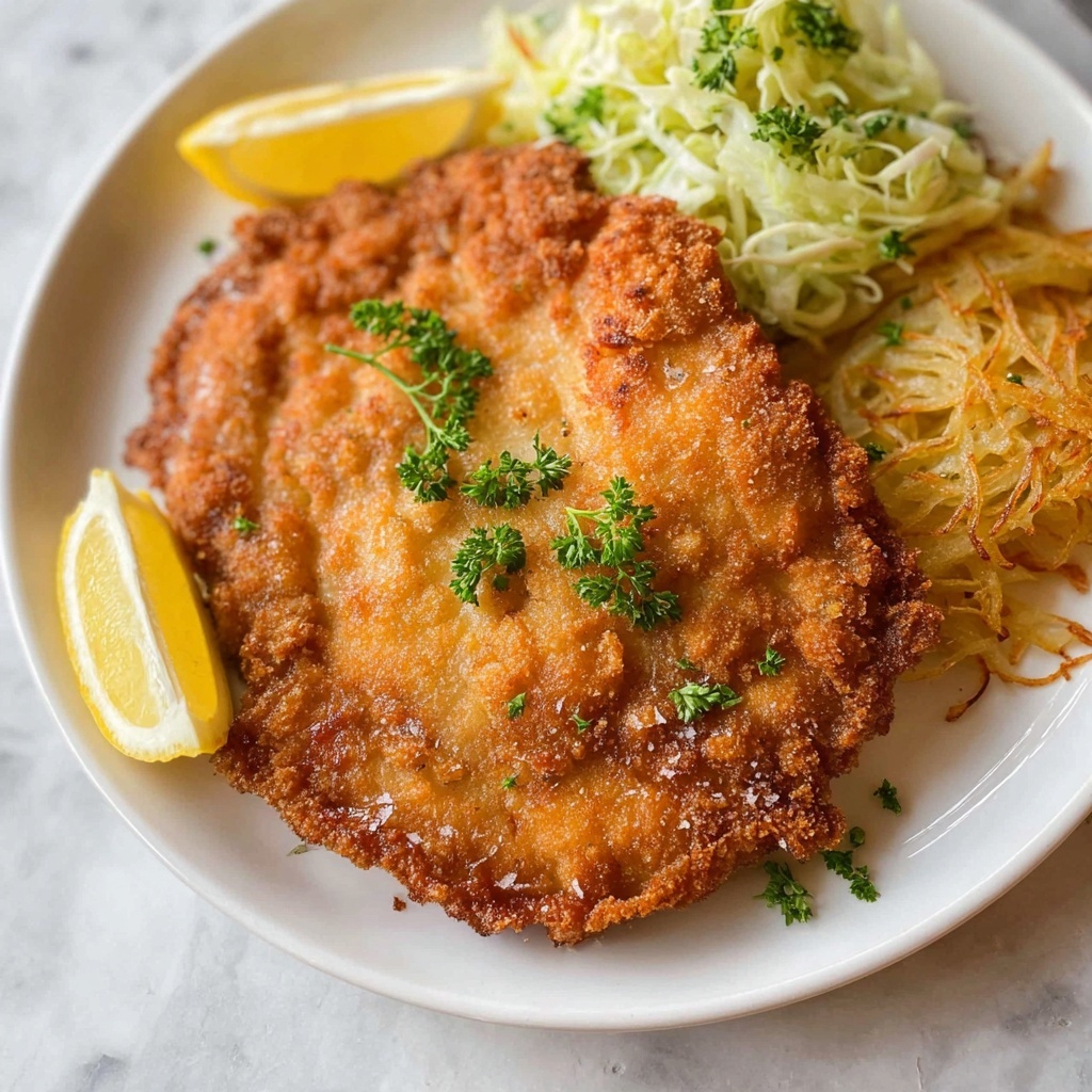 Crispy Chicken, Pork, Veal, and Turkey Schnitzel Recipe - Recipe Image