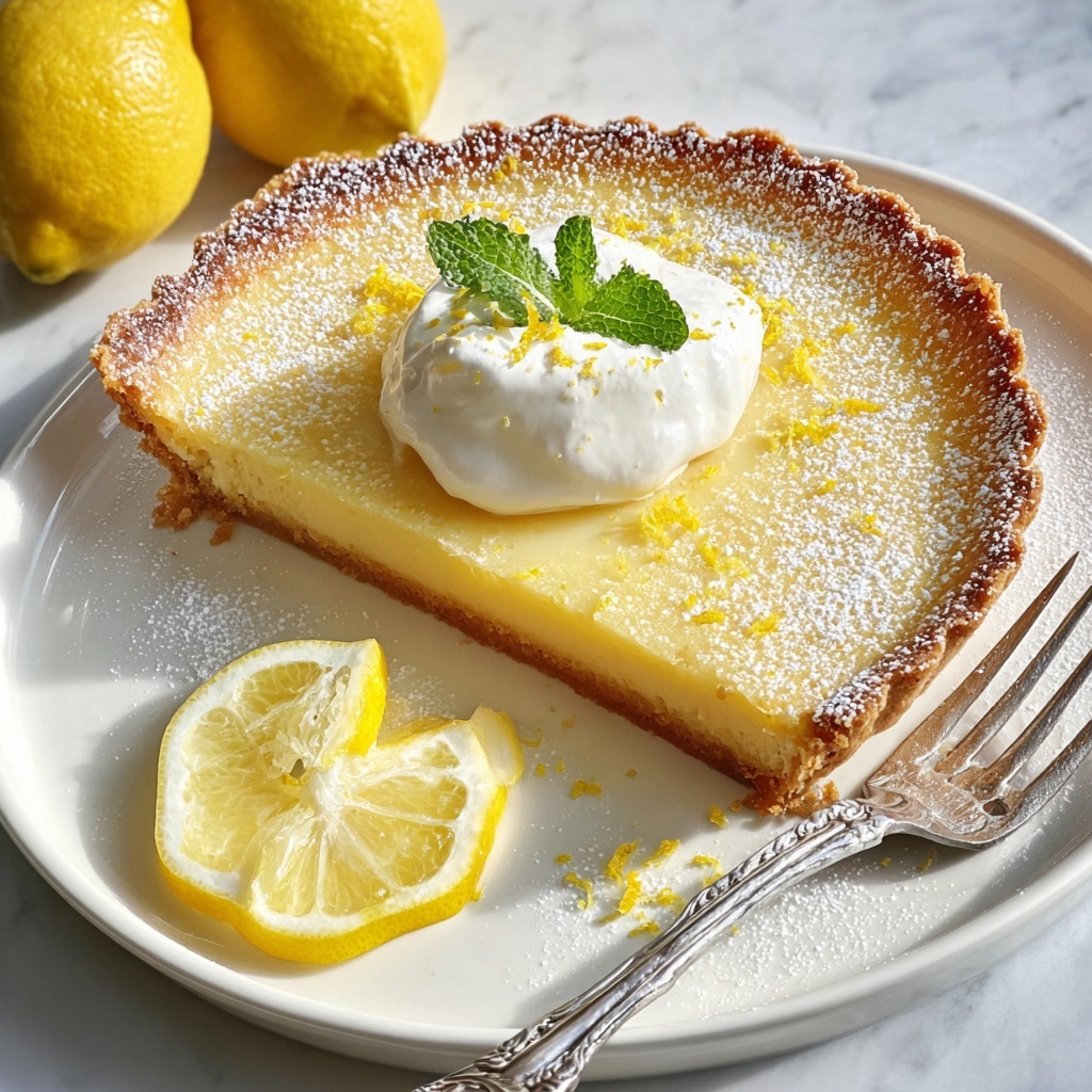 Ricotta and Cream Cheese Lemon Tart Recipe - Recipe Image