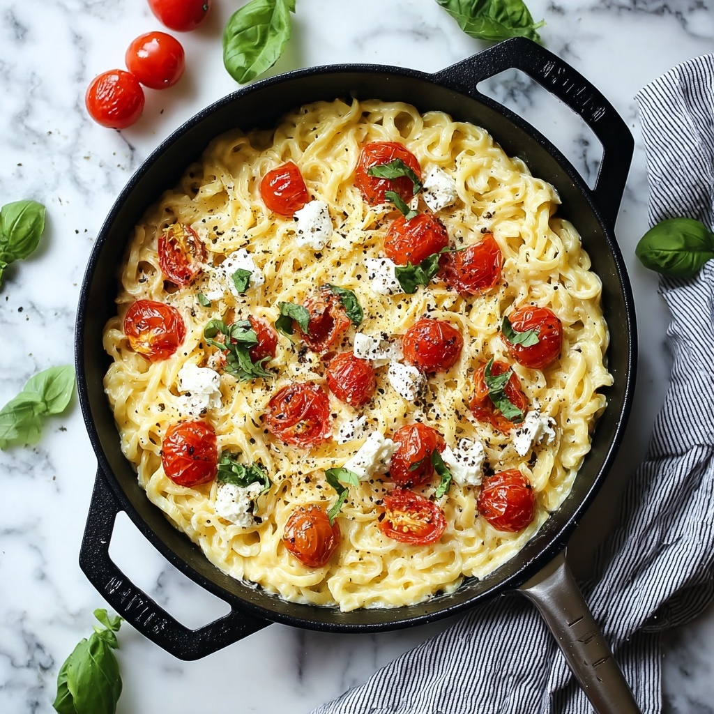 Baked Feta Pasta with Cherry Tomatoes Recipe - Recipe Image
