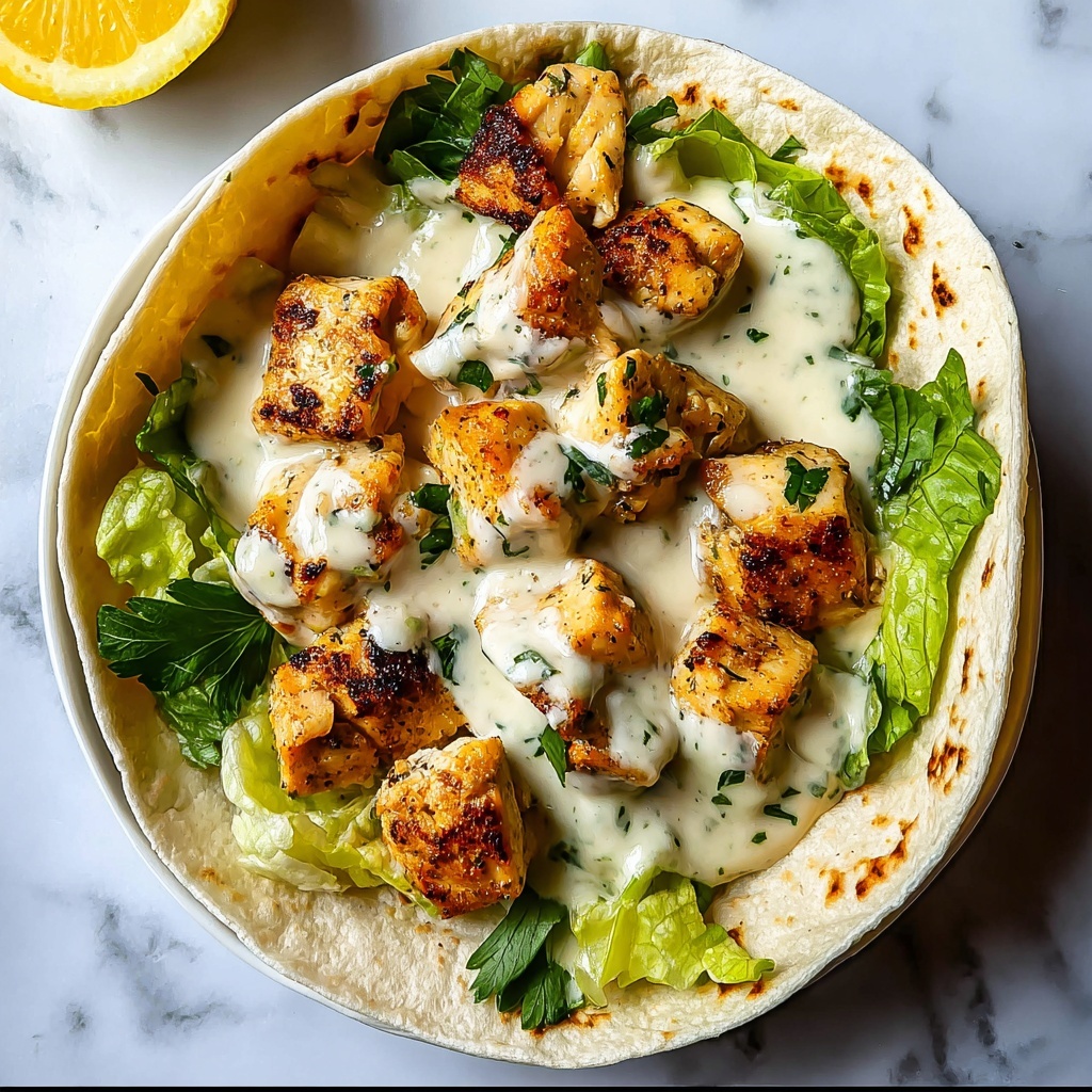 Chicken Caesar Wrap Recipe - Recipe Image