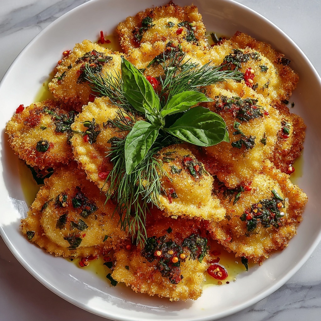 Savory Crispy Fried False with Zesty Herb Infusion Recipe - Recipe Image