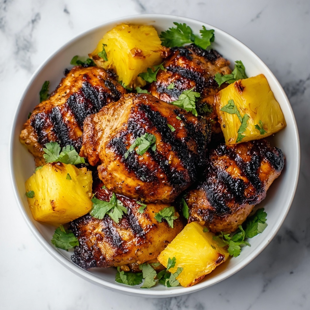 Grilled Mango Pineapple Chicken Recipe - Recipe Image