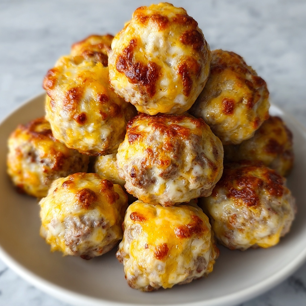 Spicy Rotel Cream Cheese Sausage Balls Recipe - Recipe Image