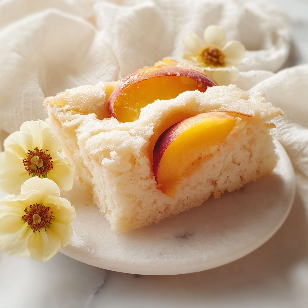 Peach Cobbler Pound Cake Recipe - Recipe Image
