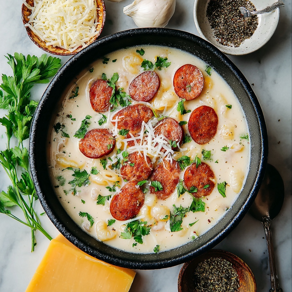 Creamy Italian Sausage Bow Tie Pasta Recipe - Recipe Image