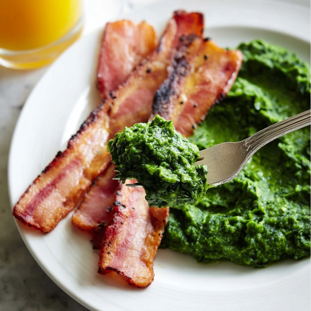 Ham and Green Eggs (Dye-Free) Recipe - Recipe Image