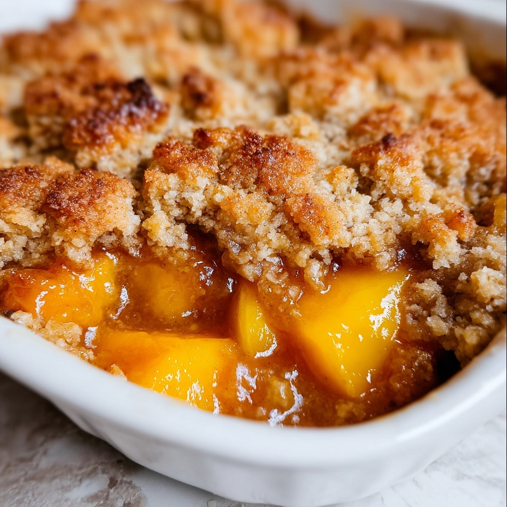 Easy Peach Cobbler Recipe - Recipe Image