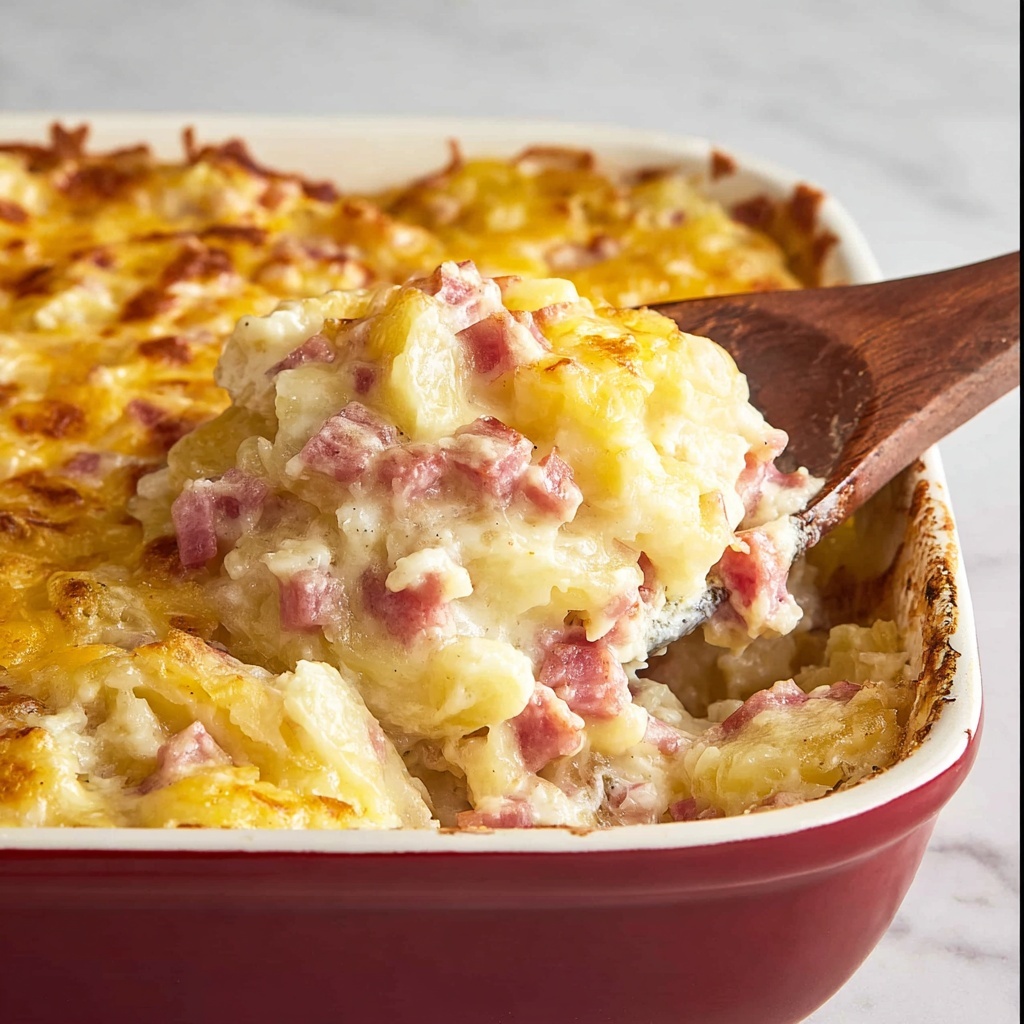 Ham and Potato Casserole Recipe - Recipe Image