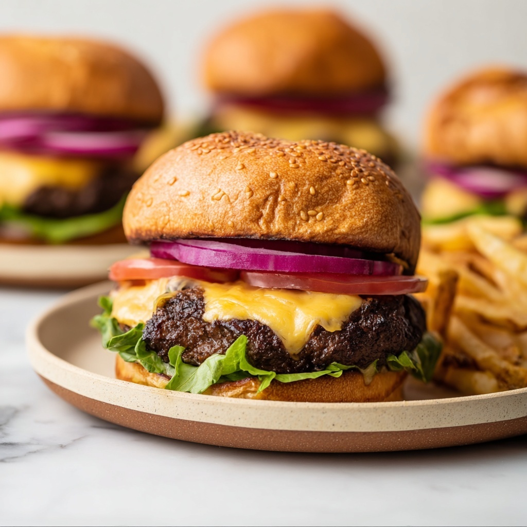 Juicy Grilled Burgers Recipe - Recipe Image