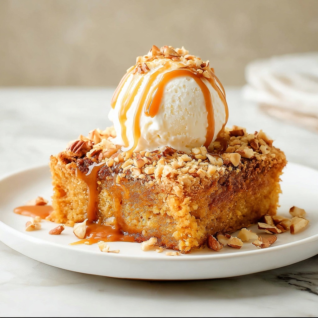 Pumpkin Dump Cake Recipe - Recipe Image