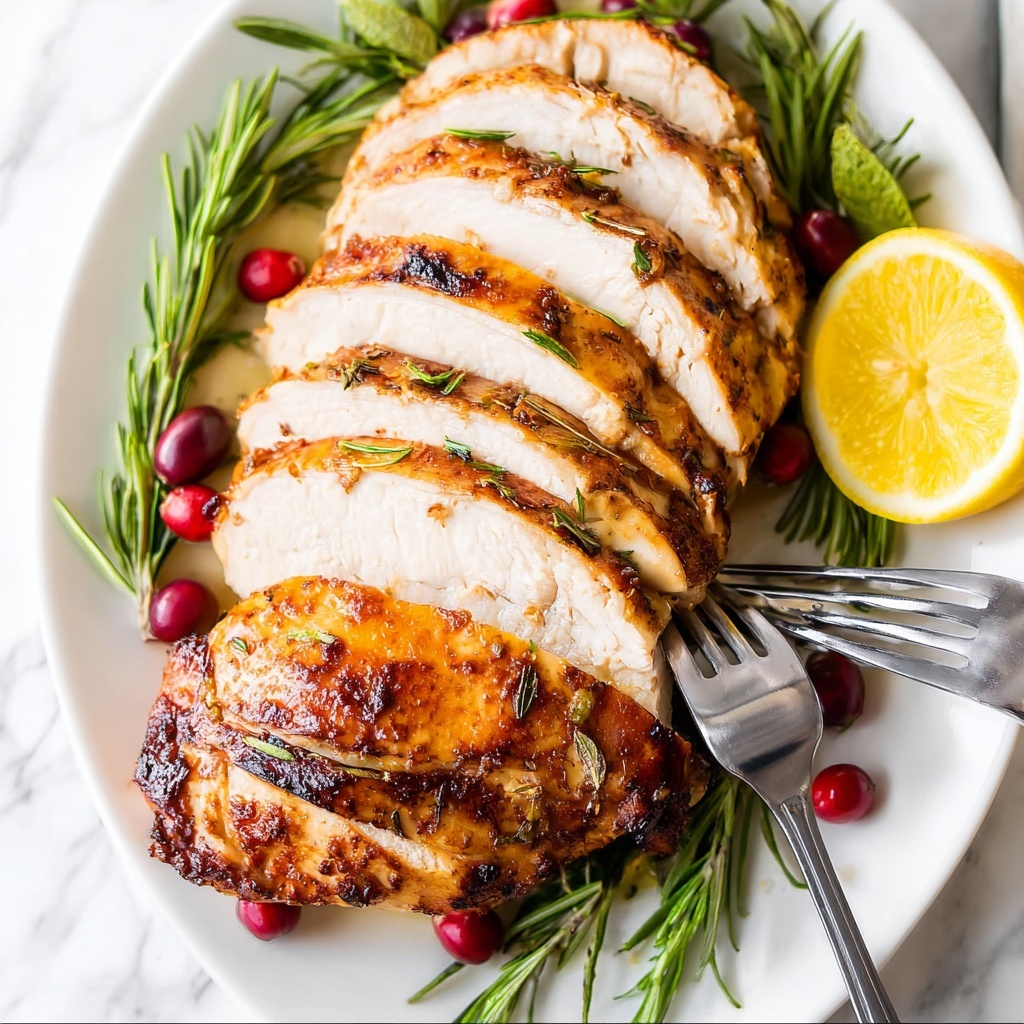 Air Fryer Herb-Seasoned Turkey Breast Recipe - Recipe Image